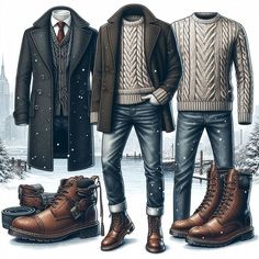 Mens Winter Fashion Formal, Modern Man Style, Mens Outfits Dressy, Mens Smart Casual Outfits, Mens Business Casual Outfits, Herren Style, Classy Outfits Men, Dress Suits For Men, Stylish Men Casual