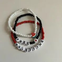 Bracelets Beaded Free Palestine Support Raise Awareness Bracelets Beaded, Tiktok Shop, Bracelet Ideas, Clay Beads, Cute Jewelry, Arm Band, Diy Jewelry, Fashion Jewelry, Beaded Bracelets