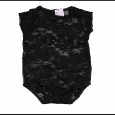 Brand New No Flaws Small Shop Boutique Black Short Sleeve Bodysuit For Spring, Black Short Sleeve Casual Bodysuit For Spring, Casual Black Short Sleeve Bodysuit For Spring, Black Stretch Short Sleeve Bodysuit For Spring, Stretch Black Tops For Playwear, Black Stretch Tops For Playwear, Black Summer Onesie For Playtime, Black Short Sleeve Onesie For Summer, Black Spring Playwear Tops