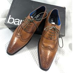 These Fab Lace-Up Oxfords From Bar Iii Are Just Gorgeous! The "Royale" In Tan! Genuine Leather, Nipped Toe, Perforated Pattern! Dark Tan With A Slight Ombre Fade, Size 8.5m, Rubber Sole! New In The Box, Brand New! ***New With Tags, And Guaranteed Superb By Lily @Hauteclub!* *Measurements Always Available On Request!* ***Shop @Hauteclub For All Your Shoe Needs: Shoes Boots Sandals Slides Pumps Heels Peep Toe Booties Construction Combat Riding Cowboy Roper Western Stiletto Above Over Knee Mid Calf Buckle Flats, Peep Toe Booties, Buckled Flats, Shoe Boot Sandals, Loafer Mules, Dark Tan, Platform Wedge, New New, Boot Sandals