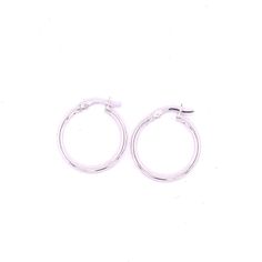 Sterling Silver Hoops Hoop Size: 25mm Width: 2mm Clasp: Hinged Product Care: To properly care for your new MaLi Beads please remember to: Apply beauty products such as perfume, hairspray or deodorant before wearing your jewelry as certain chemicals in these products may damage the finish. Always remove your jewelry before swimming, doing household chores or using abrasive cleaners. Silver Huggie Clip-on Hoop Earrings, Silver Huggie Hoop Earrings Clip-on, Silver Clip-on Huggie Earrings Small Hoop, Silver Small Hoop Huggie Earrings Clip-on, Silver Hoop Clip-on Earrings Minimalist Style, Silver Minimalist Hoop Clip-on Earrings, Minimalist Silver Clip-on Hoop Earrings, Small Hoop White Gold Earrings, White Round Hoop Earrings With Lever Back