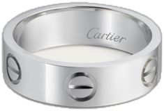 Love Ring, Cartier, Platinum, Ring