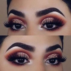 Trucco Glam, Trucco Smokey Eye, Burgundy Eye Makeup, Red Smokey Eye, Eyeliner Tips, Makeup 2018, Trendy Eyeshadow, Bold Eye Makeup, Smokey Eye For Brown Eyes