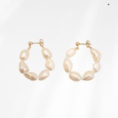 Large Pearl Hoop Earrings Cheap Hoop Earrings With Pearl Charm, Everyday Pearl Charm Hoop Earrings, Small Hoop Pearl Drop Jewelry, White Pearl Charm Hoop Earrings, Pearl Drop Small Hoop Jewelry, White Pearl Hoop Earrings With Pearl Charm, Baroque Pearl Hoop Earrings With Pearl Charm, Small Hoop Pearl Earrings With Pearl Chain, Small Hoop Pearl Earrings