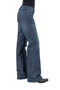 Stetson Women's 214 Trouser Style Western Jeans - Breeches.com Western Pants, Equestrian Apparel, Women Of All Sizes, Best Jeans For Women, Western Jeans, Stretch Denim Fabric, Riding Breeches, Horse Blankets, Trouser Style