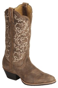 Twisted X Women's Fancy Stitched Cowgirl Boots - Medium Toe, Bomber Twisted X Boots, Boot Companies, Archive Fashion, Military Boots, Cowboy Boots Women, Western Cowboy Boots