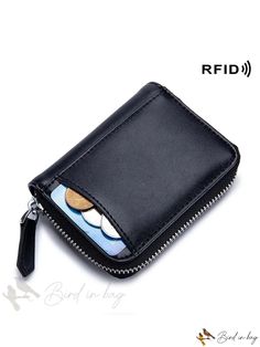 Bird in Bag - Womens Fashion RFID Card Holder Wallet with Small, Portable Coin Pocket Versatile Portable Wallet As Gift, Casual Bags With Card Slots For Gift, Casual Bags With Card Slots As A Gift, Casual Bags With Card Slots For Gifts, Casual Black Coin Purse With Card Slots, Casual Coin Purse With Interior Card Slots As Gift, Casual Wallet With Interior Card Slots For Gift, Casual Wallet With Card Slots For Gift, Casual Wallets With Interior Card Slots As Gift