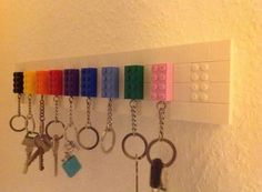 Legos, keys, key holder, house, functional, decor, aesthetic Convertible Furniture, Furniture Small Spaces, Key Holders, Furniture Hacks, Organic Modern Decor, Cute Room Decor, Room Inspiration Bedroom, Room Ideas Bedroom, Diy Patio