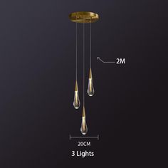 modern 2 story chandelier Long Pendant Lights, Bubble Chandelier, Golden Lights, Bubble Glass, Long Pendant