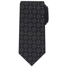 Show off your sense of style with this men's tie from Bespoke. Show off your sense of style with this men's tie from Bespoke. Watch now for simple tie-tying tips. Patterned 3 or 3.125-inches wideFABRIC & CARE Polyester Spot clean only Imported Size: One Size. Color: Black. Gender: male. Age Group: adult. Tie Tying, Men's Tie, Package Design, Ties Mens, This Man, Show Off, Valencia, Product Features, Bespoke