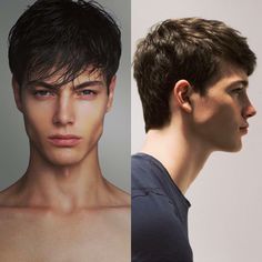 Male Head Front View, Sharp Male Face, Masculine Features Face, Simple Male Hairstyles, Angular Face Men, Male Face 3/4 View, Sharp Face Men, Model Face Male, Male Face Reference Front View