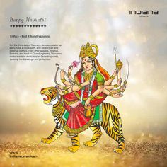 Chandraghanta Devi, Maa Brahmacharini, Shardiya Navratri, Navratri Greetings, Navratri Garba, Love Wisdom, Festival Dates, Navratri Festival