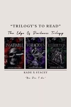 three books with the title'triloy's to read '