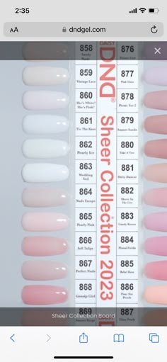 Dnd White Colors, Dnd Milky Pink Polish, Dnd White Polish, Dnd Gel Polish Colors White Pink, Dnd Gel Polish Colors Milky White, Dnd Neutral Gel Polish Colors, Milky Pink Nails Gel Dnd, Dnd Shellac Colors, Neutral Nails Dnd Gel