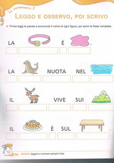 the spanish language worksheet for children to learn how to spell and use it