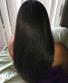 Texlaxed Hair, Long Relaxed Hair, Healthy Relaxed Hair, Healthy Natural Hair