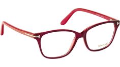 Tom Ford eyeglass frame for women model FT5293 featuring shiny fuchsia full rim acetate frame with demo lens. Frame line: Prescription Glasses. Brand code: FT5293. Color code: 077. Authorised Tom Ford Online Reseller. Your glasses will come including the original case and accessories and will be covered by 12 month global warranty. Eyeglasses Frames For Women, Fuchsia Color, Sunglasses & Glasses, Sunglasses Branding, Color Code, Prescription Glasses, Eyeglasses Frames, Tom Ford, Color Coding