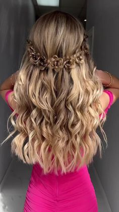 Hairstyle Examples, Formal Hairstyles For Long Hair, Hair Style Vedio, Easy Hairstyles For Thick Hair, Simple Prom Hair, Beautiful Braided Hair, Cute Hairstyle, Hair Braid Videos, Long Hair Wedding Styles