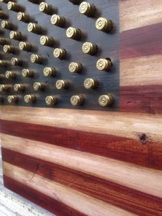 Right To Bear Arms, Brass Shell, American Flag Wood, Wood Flag, Bear Arms, Diy Holz, Popular Woodworking, Wood Plans, Woodworking Jigs