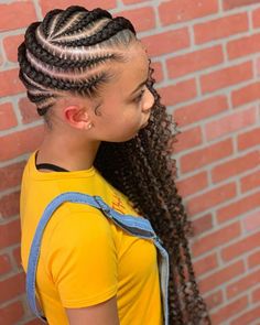 Protective Hairstyles Cornrows, Latest Braiding Hairstyles, Long Braids Hairstyles, Latest Braid Styles, Braids Lemonade, Fast Braids, Braiding Extensions, Cutest Hairstyles