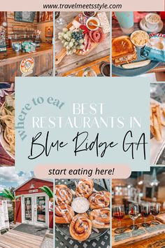 the best restaurants in blue ridge ga start eating here