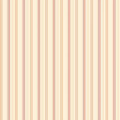 an orange and white striped wallpaper with vertical stripes on the bottom half of it