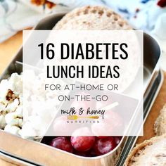 Diabetes lunch ideas aren’t complicated or as bland people think. Keep reading to see just how delicious and effortless a tasty diabetes-friendly lunch can be. Low Carb Snack, Easy Healthy Lunches, Milk Honey, Idee Pasto Sano, Lunch Ideas, Keto Dessert