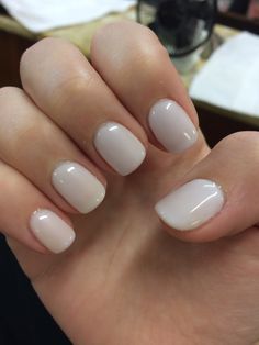 White Shellac, Shellac Manicure, Manicure Nails, Ash Brown, Gel Manicure, Amelie, Nail Manicure, Gel Nail