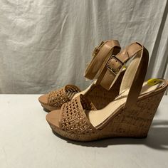 Jessica Simpson Tan Platform Sandals Ankle Strap Various Sizes All Nwt Nude Platform Sandals, Tan Platform Sandals, Suede Dress Shoes, Jessica Simpson Heels, Black Platform Heels, Red Sandals, Platform Mary Janes, Platform Stilettos, Mary Jane Pumps