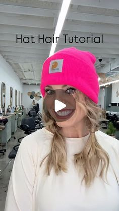 Zandra Tidmarsh on Instagram: "Florida girls can’t take the cold ✨

#winterhair #winterhat #winterstyle #winterhats #winterhatseason #cutehairstyles #hairvlogger #hathair #winterhairstyles #winterhairtips #easyhairstyles #beautytips #beautybloggers #viralvideos #viralreels #babyitscoldoutside #beanieseason #beaniehat #beaniehair" Florida Girl, Winter Hairstyles, Beauty Blogger, Hat Hairstyles, Beanie Hats, Hair Tutorial, Cute Hairstyles, Easy Hairstyles