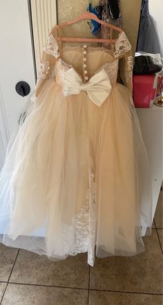 New Cute Wedding Girl Dress Flower Girl Dress Foraml Occasion Kids Clothing Princess Dress sold by FashionOk on Storenvy Girl Wedding Dress, Renewing Vows, Flower Girl Gown, Lace Flower Girl Dress, Dresses Tulle, Lace Flower Girls, Wedding Girl, Girls Pageant Dresses, Tiered Skirts