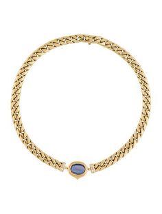 18K Yellow Gold Sapphire Diamond Necklace, College Student, Sapphire Diamond, Chains Necklace, Diamond Necklace, Sapphire, Jewelry Necklaces, Yellow Gold, Chain