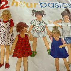 Simplicity 8313| 2 Hour Basics Girls Tshirt Dress Jumper or Top Pattern | Size 2-4 | Cut to size 4, Stretch Knits only From a pet and smoke free studio. Thanks for visiting my shop today! Girls Tshirt, Jumper Dress, Top Pattern, Girls Tshirts, Tshirt Dress, Jumper, Size 2, Size 4, Pet