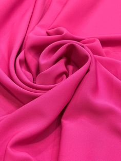 ITALIAN VISCOSE FABRIC - Double Crepe Cady Designer Italian fashion fabric viscose double crepe with a raspberry . Viscose is soft and pleasant in touching. Our luxurious viscose crepe cady fabric is perfect for sewing garments such as dresses, skirts or blouse. Fabric composition: 97% viscose 3% elastan Weight: 290 gr MADE IN ITALY Please note that the real color might be slightly different from what you see on your monitors CUT TO ORDER Over 1 meters will be sent in continuous one piece, unles Double Crepe Fabric, Sewing Garments, Background Pics, Luxury Fabric, Beautiful Background, Embroidery Designs Fashion, Natural Fabric, Elastic Fabric, Designer Fabric