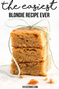 the best blondie recipe ever