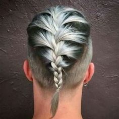 New Hair Trends, French Braid Hairstyles, Mens Braids, Mens Braids Hairstyles, Corte De Cabelo Masculino, Undercut Hairstyles, Fade Haircut, Fish Tail Braid