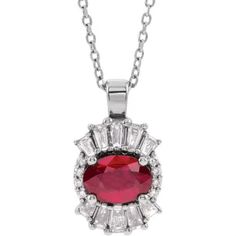 🌹✨ Exquisite Elegance: 14K White Ruby & 1/3 CTW Diamond Necklace! 💎✨ Indulge in sheer luxury with our breathtaking 14K White Ruby & 1/3 CTW Diamond Necklace! Radiating sophistication and allure, this piece exudes unmatched grace. 💫 Elevate your style effortlessly and exude elegance with every wear. Whether for a special occasion or to add glamour to your everyday look, this necklace is a perfect choice. Make a radiant statement with this captivating necklace today! ✨💎 Engagement Necklaces, Space Jewelry, Stackable Jewelry, Symbolic Jewelry, Ruby Pendant, Sell Gold, Modern Necklaces, Geometric Jewelry, Silver Pendants