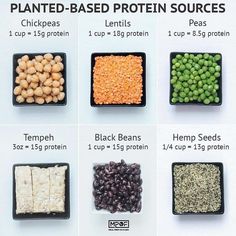 Food-Health-Charts Plant Based Protein Sources, Vegan Grocery List, Vegan Protein Sources, Meal Prep On Fleek, Vegan Nutrition