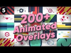 an animated video game with the title 200 + animated overlays