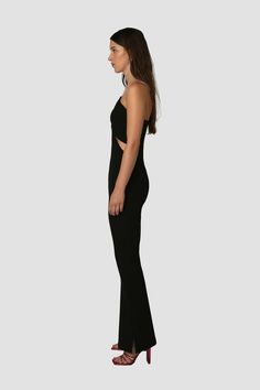 A super flattering and easy to wear jumpsuit that fits neatly on the bust and has a wide leg which looks great worn with heels. With adiamandt straps and side cutouts on the waist. elastane/poly Evening Strapless Elastane Jumpsuit, Stretch Strapless Jumpsuit For Parties, Party Strapless Stretch Jumpsuit, Chic Strapless Elastane Jumpsuit For Night Out, Party Strapless Stretch Jumpsuit With Wide Leg, Party Strapless Stretch Wide Leg Jumpsuit, Party Strapless Wide Leg Stretch Jumpsuit, Party Wide Leg Stretch Strapless Jumpsuit, Elastane Strapless Jumpsuit For Night Out