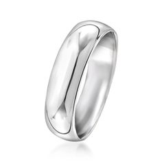 a white gold wedding ring on a white background