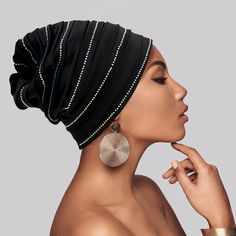 Size : One Size Adjustable Black Turban For Beach, Adjustable Black Headwrap For Beach, Adjustable Black Headwrap For The Beach, Black Headscarf For Beach In Spring, Black Beach Headscarf One Size, Bohemian Black Headscarf For Beach, Black Headscarf For Beach, Black Headwrap For Summer Beach Days, Trendy Adjustable Black Headscarf