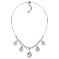 This Is The Perfect Necklace For A Wedding! It's A Classy Timeless Piece Which Will Never Go Out Of Style. It Would Look Great Paired With A Sleeveless Dress Betsey Johnson Wedding Shoes, Wedding Gifts For Bridesmaids, Teardrop Necklace, Bridal Necklace, Earrings Color, Fashion Jewelry Necklaces, Luxury Jewelry, Womens Jewelry Necklace, Bridal Jewelry