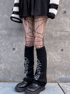 This price is for the pair of leg warmers only, others are not included. Casual Footless Stockings For Winter, Casual Footless Winter Stockings, Harajuku Style Stretch Leg Warmers For Winter, Black Mid-calf Legwear For Fall, Fitted Mid-calf Stockings For Fall, Black Casual Bottoms, One Size, One Size Black Bottoms For Fall, Fitted Knitted Stockings For Fall, Punk Leg Warmers For Fall