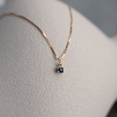 Blue Sapphire pendant in 14K solid yellow gold in prong set. A minimal necklace for women, ideal for a birthday gift, as sapphire is the September birthstone. It is sold as necklace or just pendant without chain. D E T A I L S ● Metal: 14K solid gold, 14K white gold ● Gemstones: Sapphire, round cut 3mm ● Gemstones Weight: Sapphire 0.10 ct ● Length: 40 cm - 16 inches H O W ∙ T O ∙ O R D E R Choose from the drop-down menu the available options (Metal) and leave us a note for any special requiremen Minimalist 14k Gold Diamond Cut Birthstone Necklace, Minimalist 14k Gold Birthstone Necklace With Diamond Cut, Minimalist 14k Gold Birthstone Necklace For Formal Occasions, Minimalist Sapphire Jewelry In Yellow Gold, Minimalist Sapphire Necklace For Gifting, Minimalist Yellow Gold Sapphire Jewelry, Elegant Sapphire Birthstone Necklace In 14k Gold, 14k Yellow Gold Birthstone Necklace With Prong Setting, Elegant Sapphire Birthstone Necklace In Yellow Gold