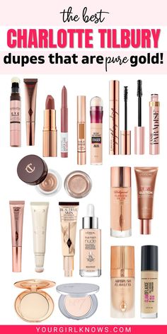 We all love Charlotte Tilbury's iconic makeup products, but sometimes they can be a little pricey. Fear not though, because we've hunted down some amazing dupes for her most popular items! Check out our list and see which ones are the closest to the real thing.