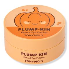 Plump-kin Retinol Firming Hydrogel Eye Patches - BenefitsHelps moisturize and diminish the look of fine lines and under-eye darknessKey IngredientsPumpkin - naturally soothing and loaded with vitamins and enzymes that hydrates and plumps the under eye area.Retinol fights wrinkles, reverses sun damage and shrinks pores.Formulated WithoutParabensSulfatesAlcohol - Plump-kin Retinol Firming Hydrogel Eye Patches Pumpkin Extract, Milk Mask, Eye Patches, Tony Moly, Skin Care Serum, Eye Gel, Ulta Beauty, Retinol, Paraben Free Products