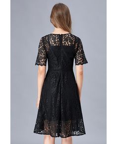 Get 10% off now! Buy l-5xl gorgeous little black lace aline dress plus sizes at cheap price online. Free stable shipping and pro custom service since 2009. Fit And Flare Knee-length Lace Dress With Scalloped Lace, Fit And Flare Knee-length Scalloped Lace Dress, Knee-length Fit And Flare Lace Dress With Scalloped Lace, Knee-length Fit And Flare Scalloped Lace Dress, Knee-length Fit And Flare Lace Dress With Lace Trim, Fit And Flare Knee-length Lace Dress, Black Lace Patchwork Midi Dress For Evening, Knee-length Fit And Flare Lace Dress, Black Dress With Lace Short Sleeves