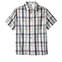 This plaid short-sleeve button-down is simple enough that you can pair it with any pants, but still classic enough to wear to the office. Size: big - 9xl. Color: stone plaid. Gender: male. Age Group: adult. Material: Cotton. Shirt Half Sleeve Men, Mens Check Shirt, Check Shirt Man, Laced Up Shirt, Henley Tee, Pique Polo Shirt, Color Stone, Sport Shirt, Plaid Shorts