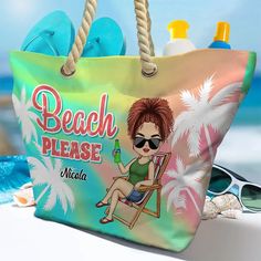 Let the sea set you free

Discover the ultimate summer companion with the Beach Stuff Summer - Personalized Beach Bag, tailored for women who love beach adventures. This Custom Beach Bag is an awesome and unique Gift For Women, perfect for Mother's Day, Thanksgiving, Christmas, birthdays, summer vacations, and anniversaries.

Crafted with durability and style in mind, this Personalized Beach Bag can be adorned with custom designs, names, or monograms, adding a meaningful touch to every outing. W Personalized Beach Bags, Custom Beach Bags, Love Beach, Beach Stuff, Summer Vacations, Tropical Destinations, Beach Adventure, Unique Gifts For Women, Set You Free